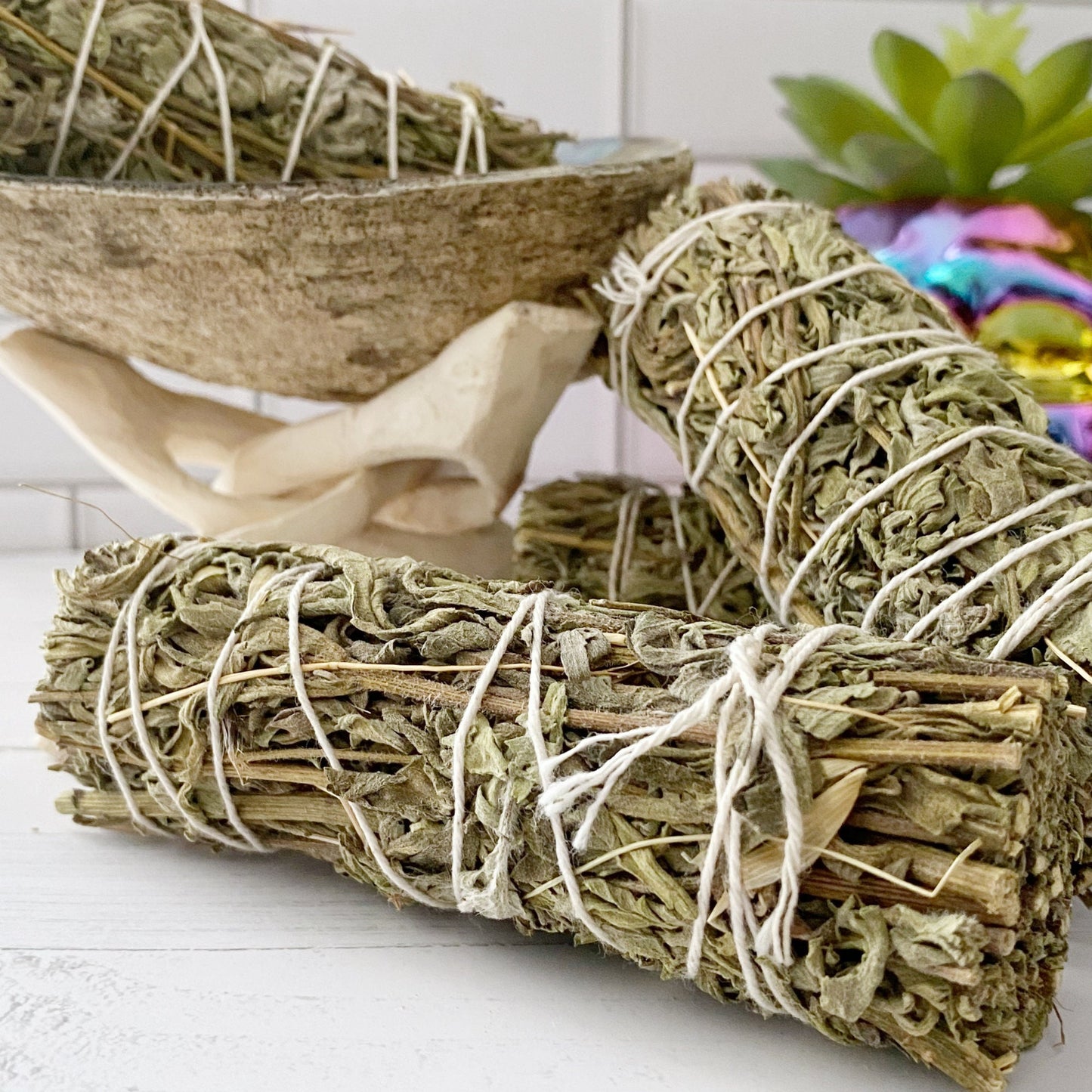 Organic Mugwort Smudge Stick