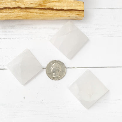 1.5" Mini Selenite Pyramid