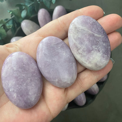 Lepidolite Palm Stone