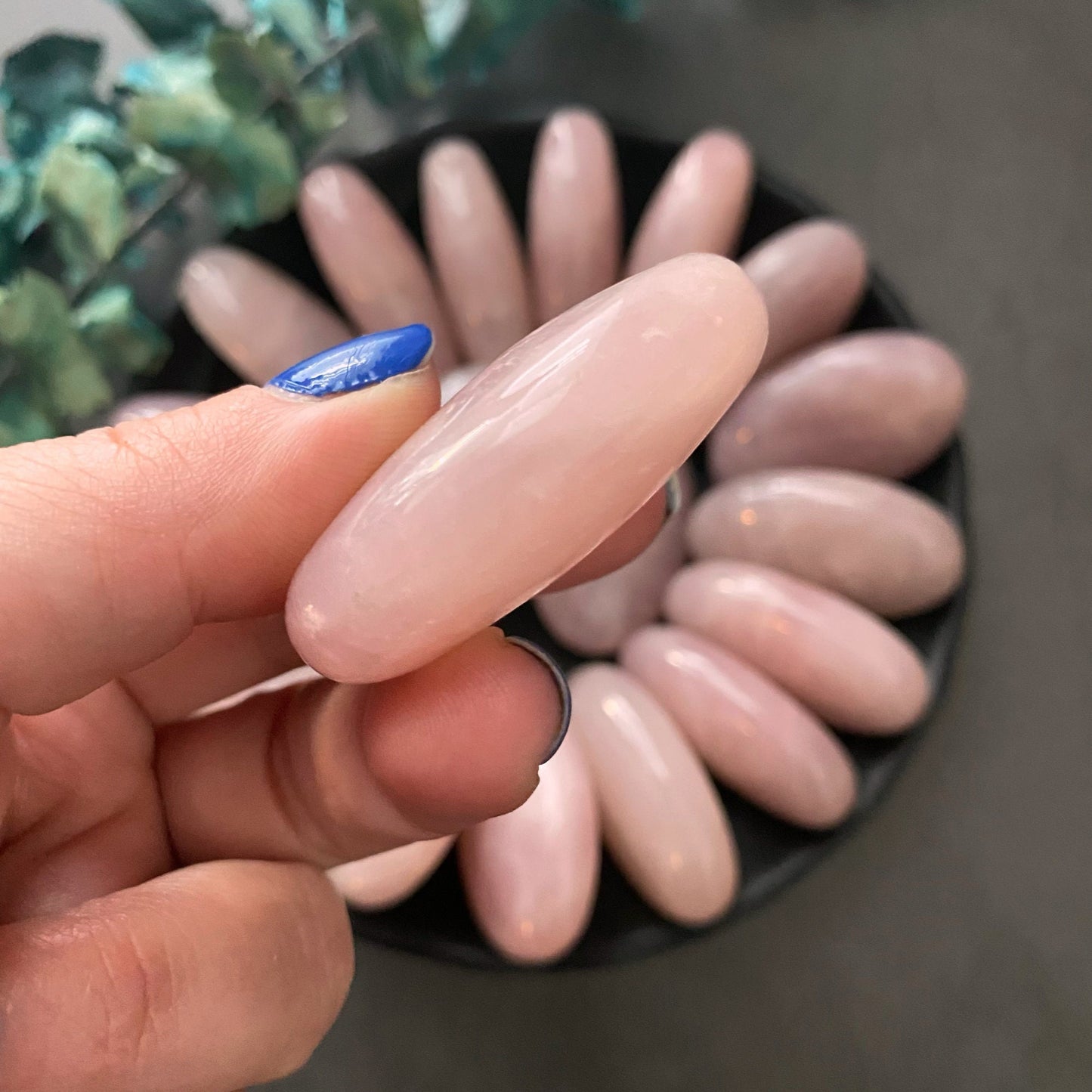 Rose Quartz Palm Stones