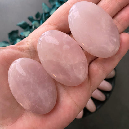 Rose Quartz Palm Stones