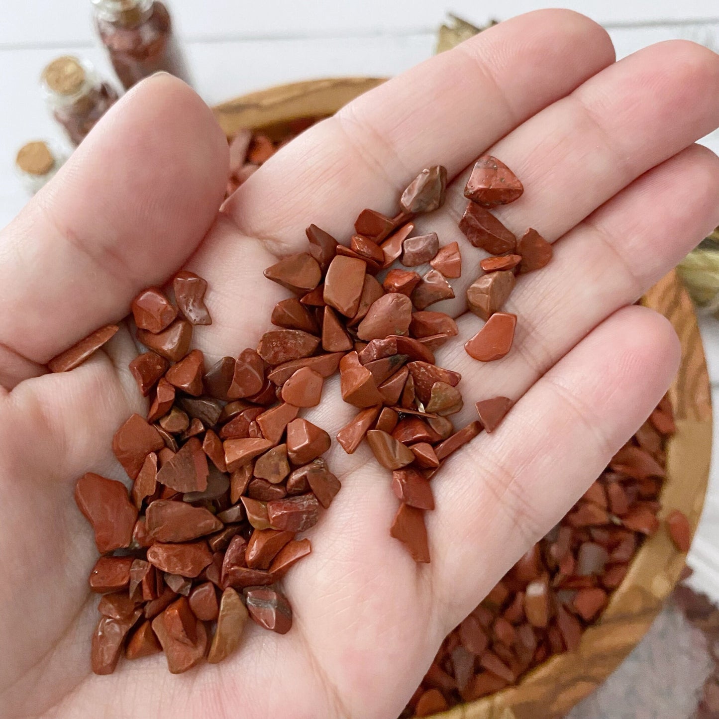 Red Jasper Crystal Chips