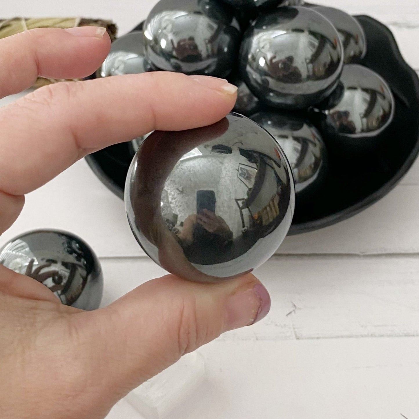 40mm Hematite Sphere