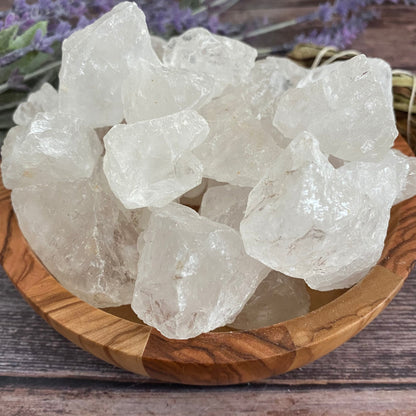 Raw Clear Crystal Quartz Stones