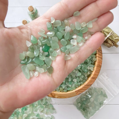 Green Aventurine Crystal Chips