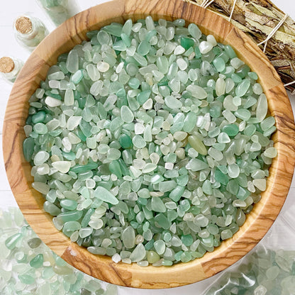 Green Aventurine Crystal Chips