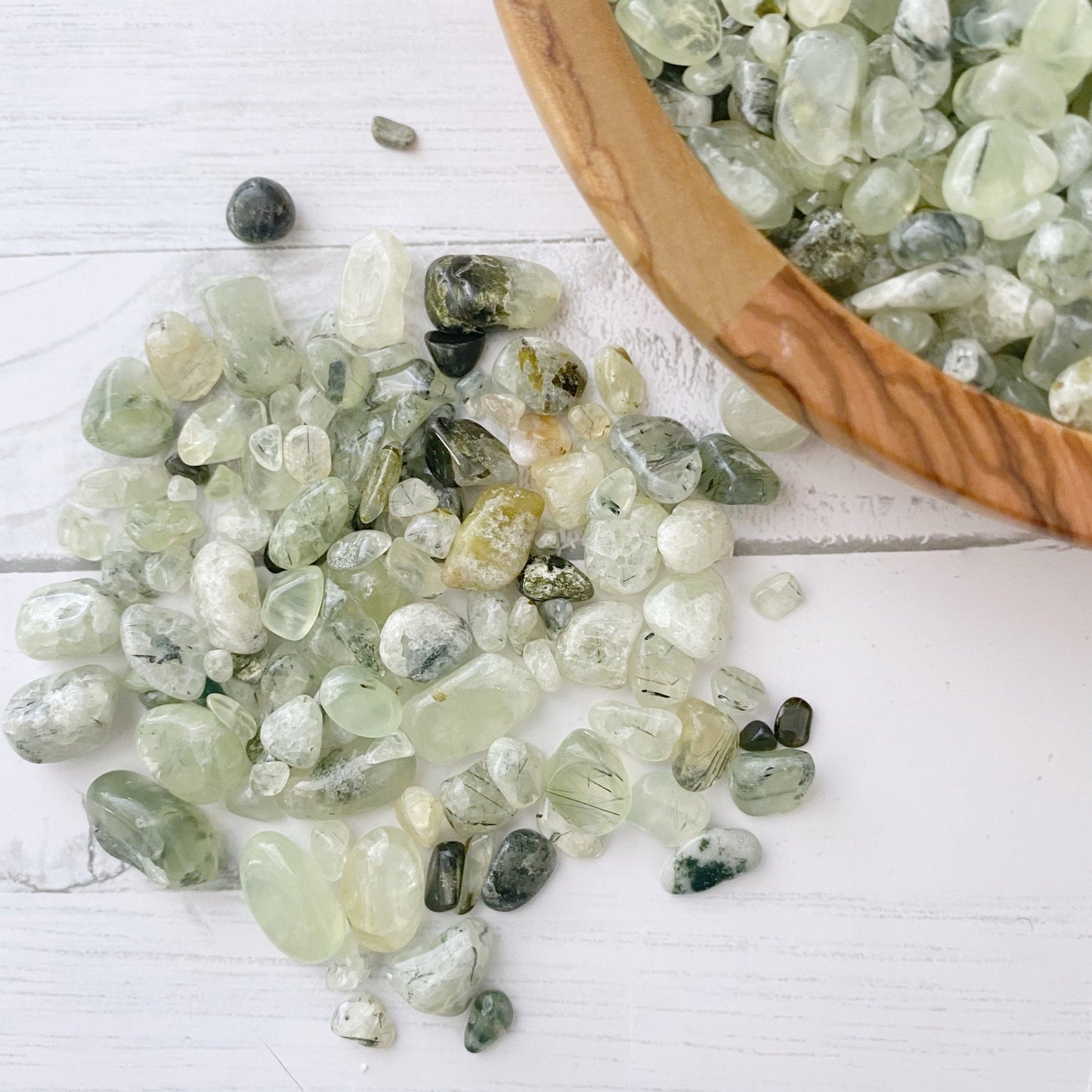 Prehnite Crystal Chips