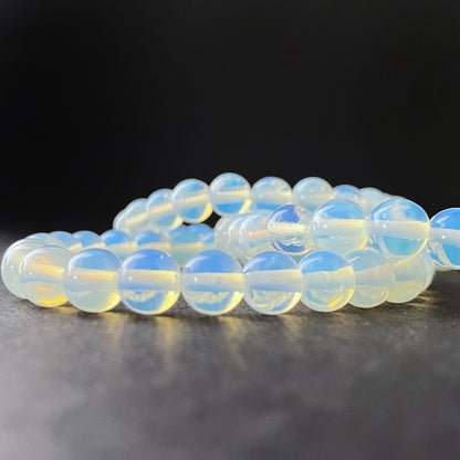 8mm Opalite Beaded Bracelet