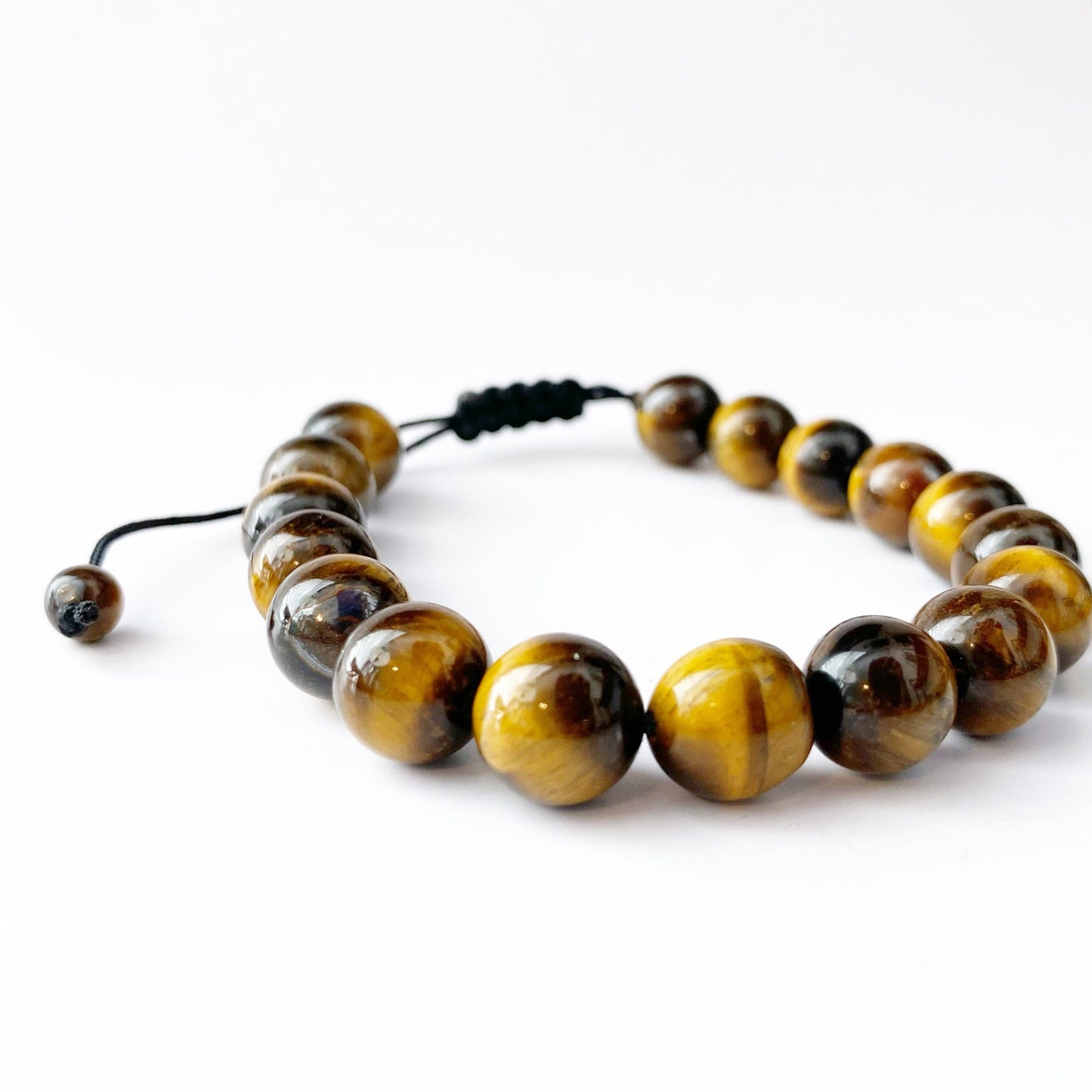 10mm Tiger Eye Beaded Bracelet