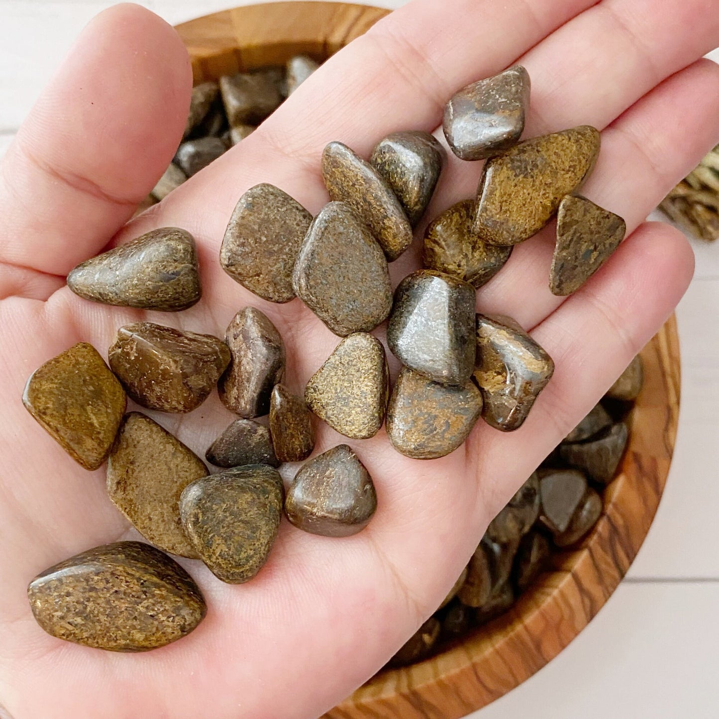 Bronzite Crystal Chips