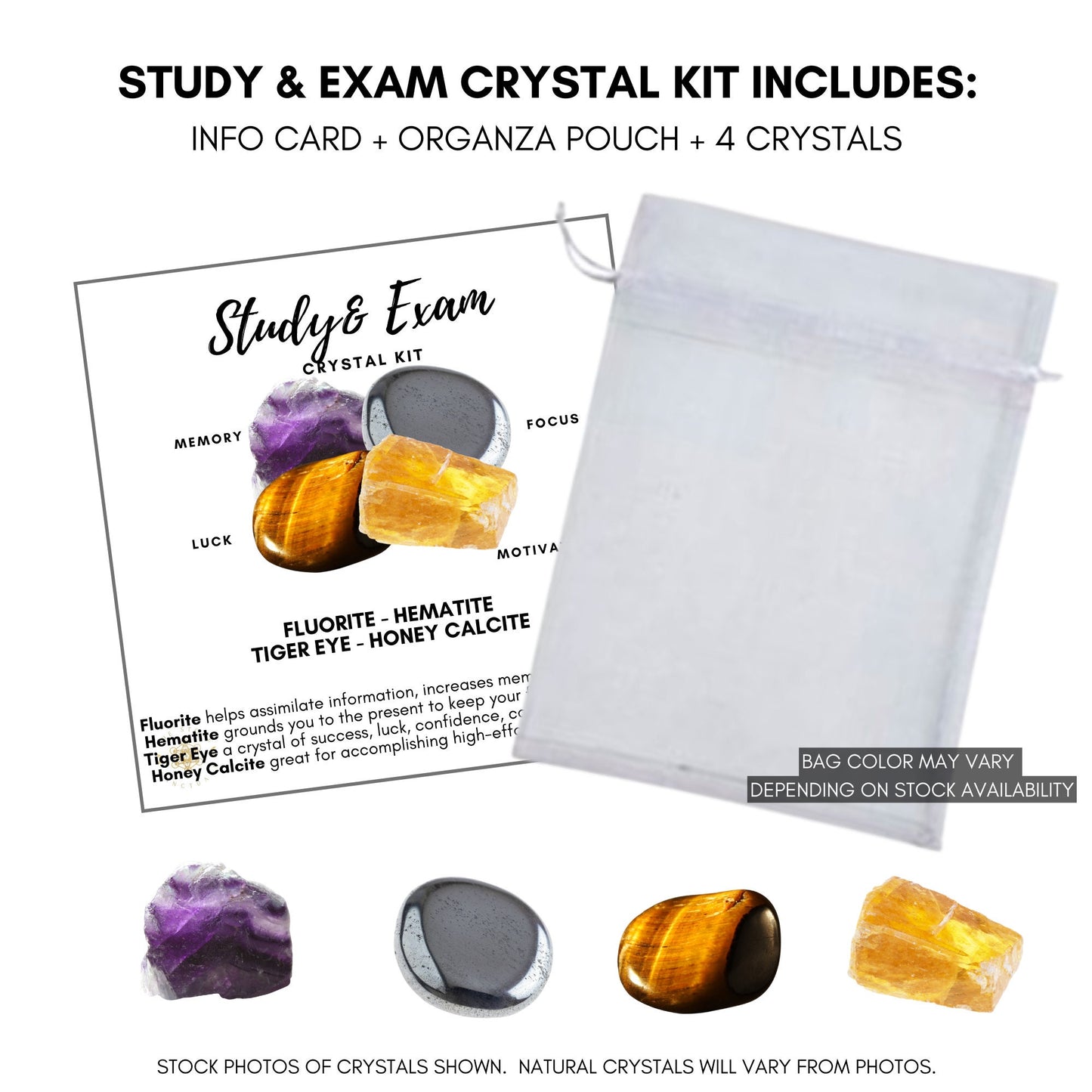 Study and Exam Crystal Kit