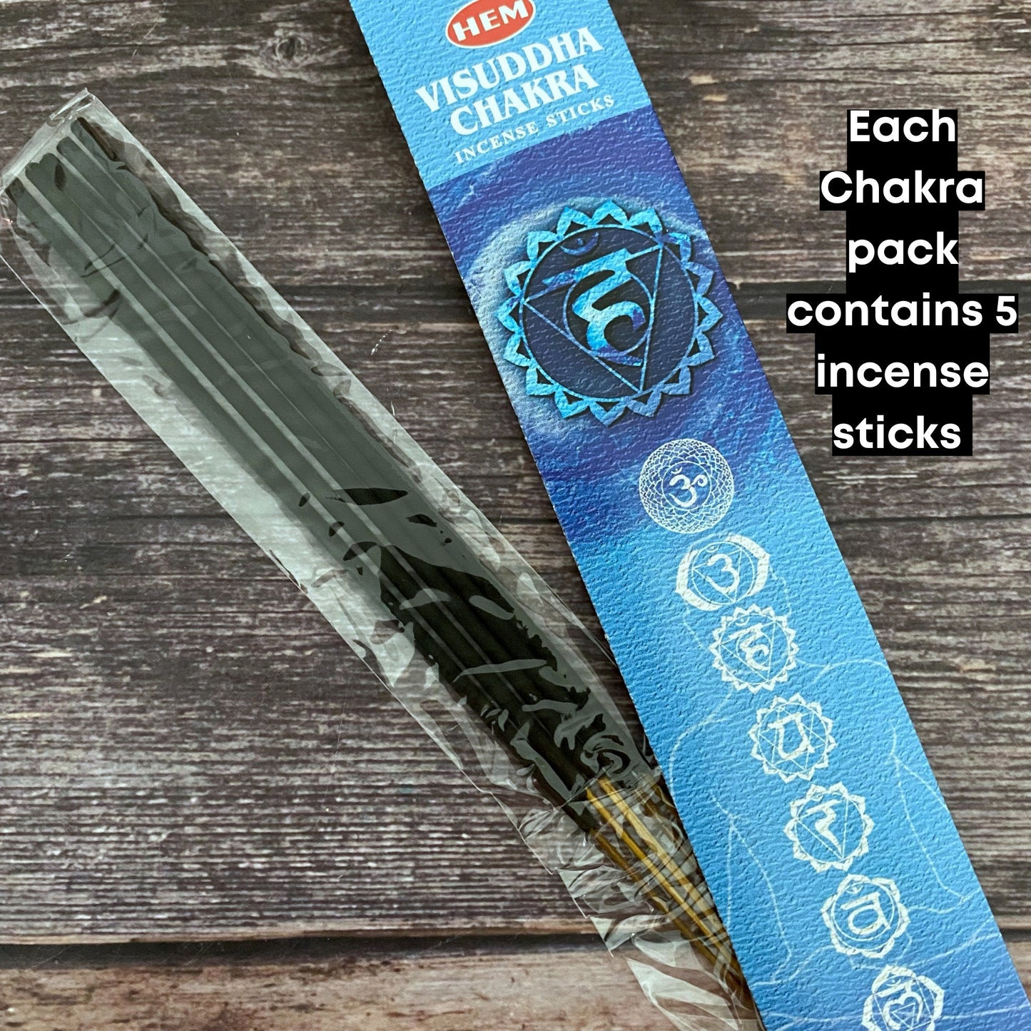 7 Chakra Incense Set