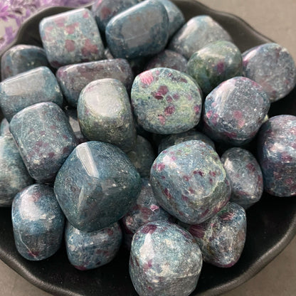 Ruby Kyanite Tumbled Stones