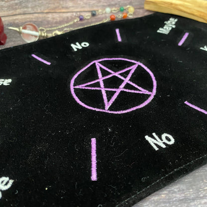 Velvet Pentagram Pendulum Mat