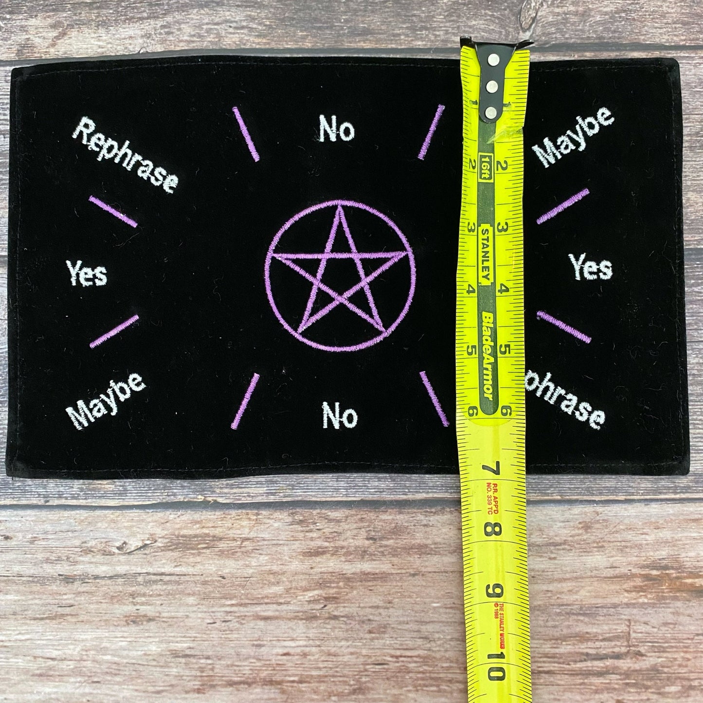 Velvet Pentagram Pendulum Mat