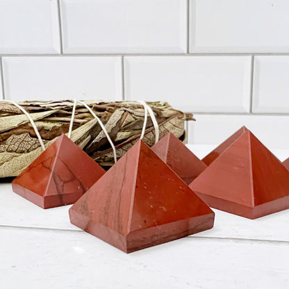 1" Mini Red Jasper Pyramid