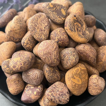 Calligraphy Jasper Tumbled Stones