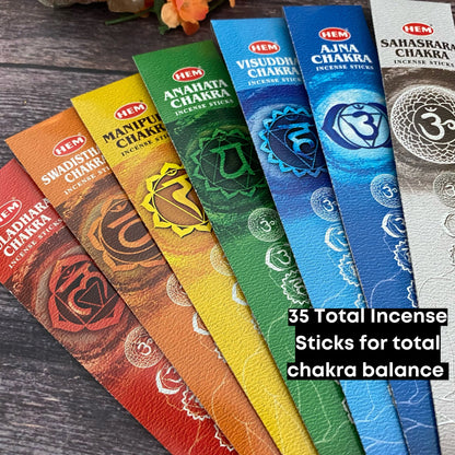 7 Chakra Incense Set