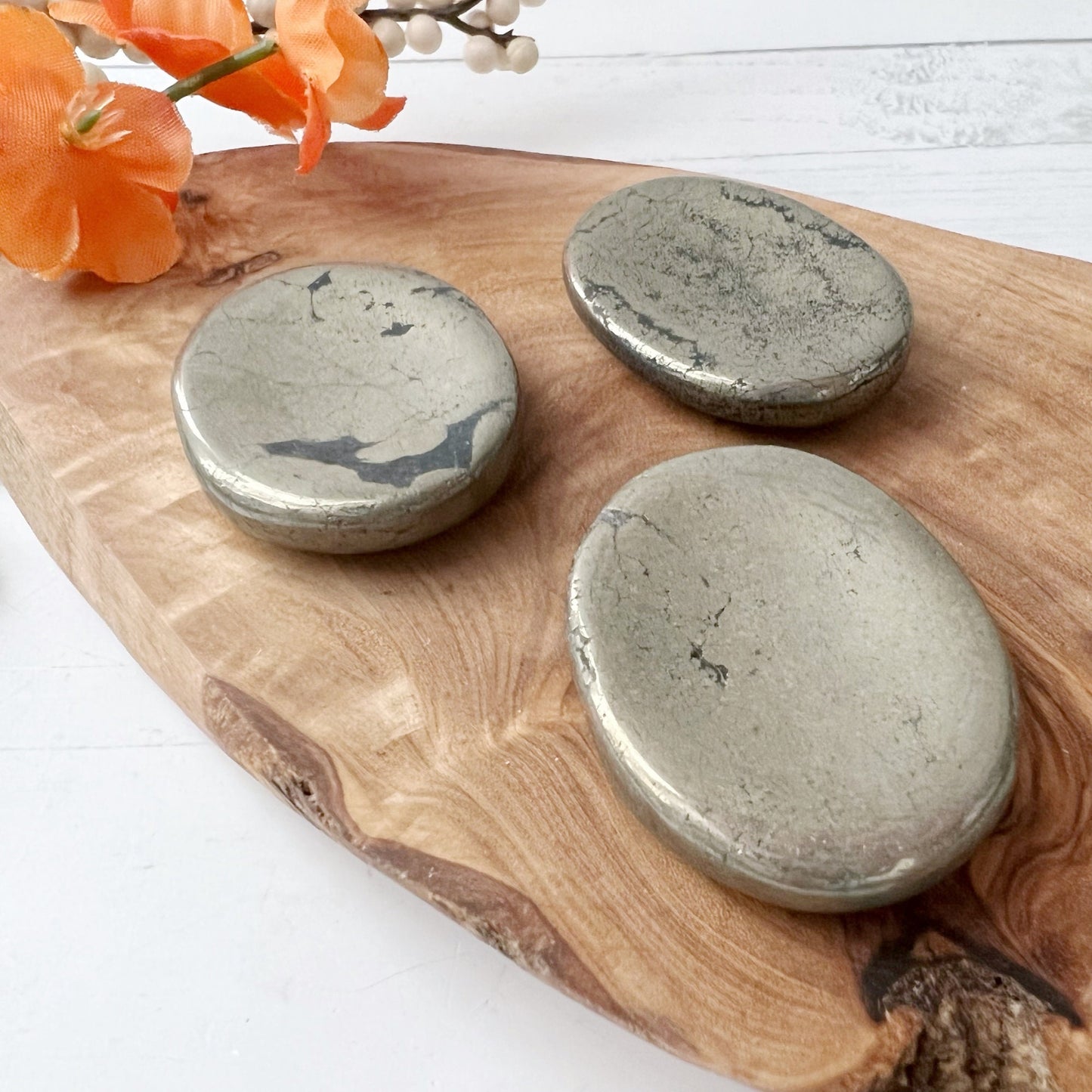 Pyrite Worry Stone