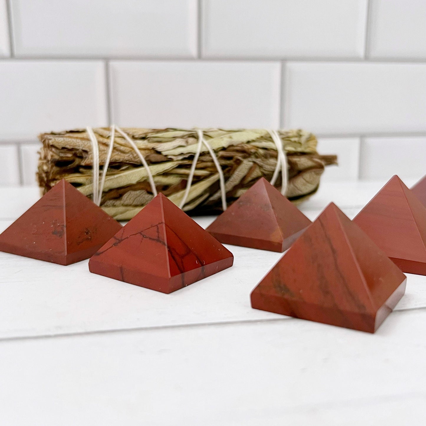 1" Mini Red Jasper Pyramid