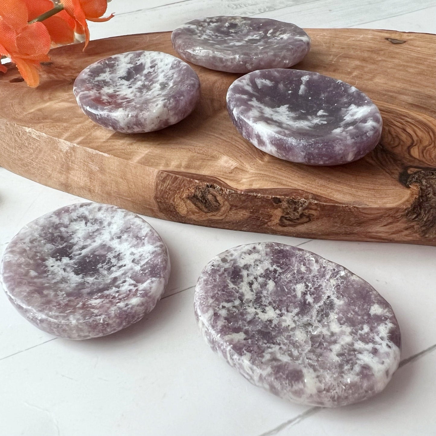 Lepidolite Worry Stone