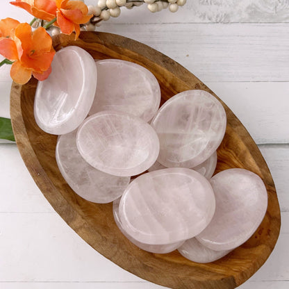 Rose Quartz Worry Stones