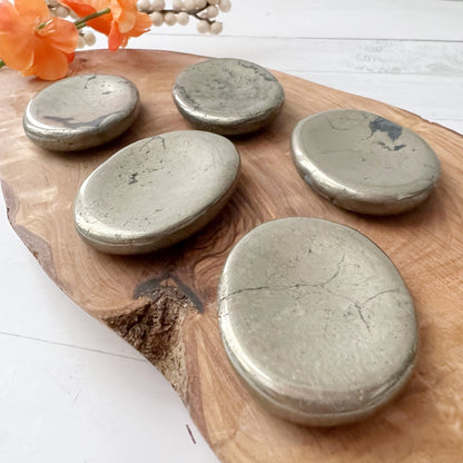 Pyrite Worry Stone