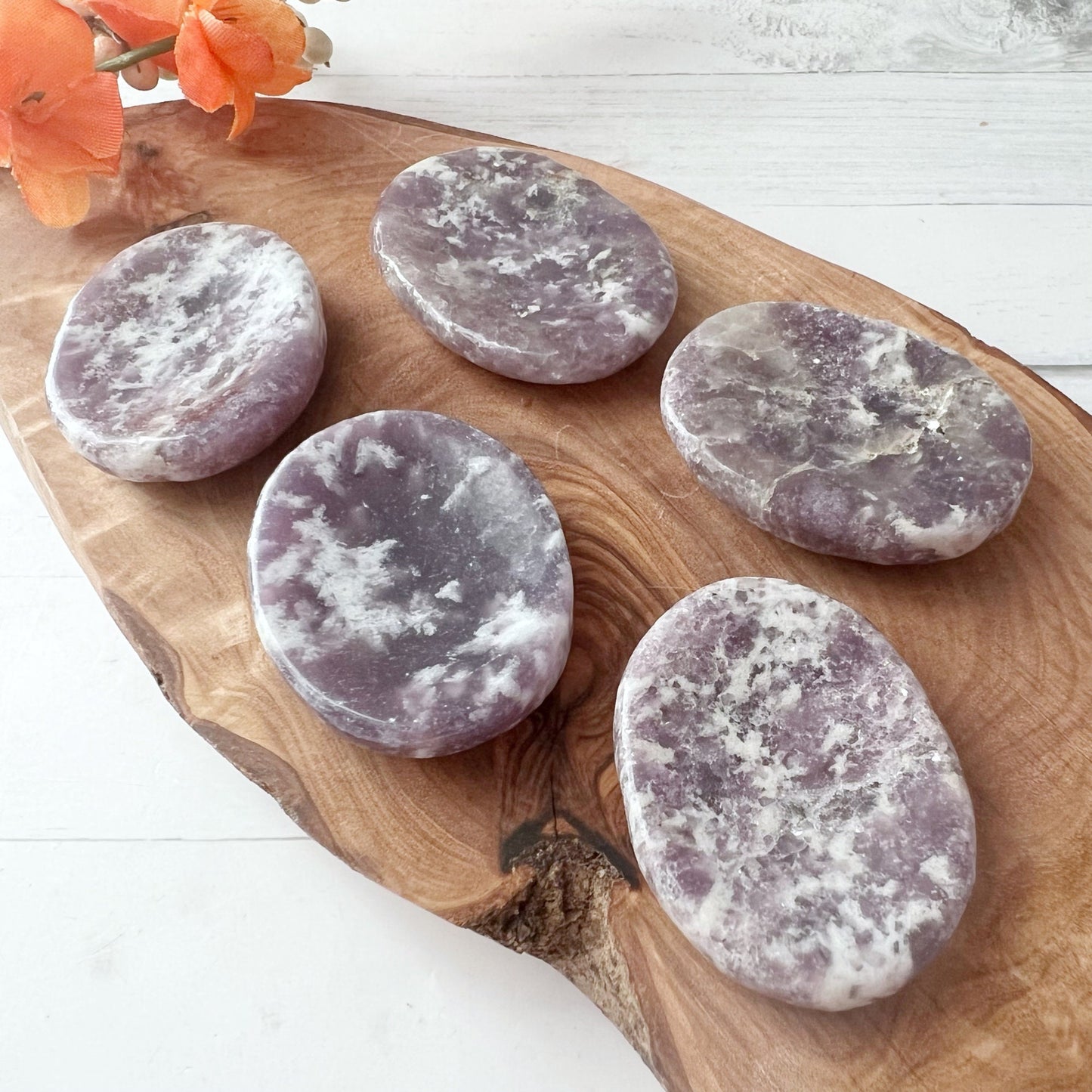 Lepidolite Worry Stone