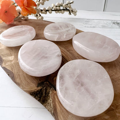 Rose Quartz Worry Stones