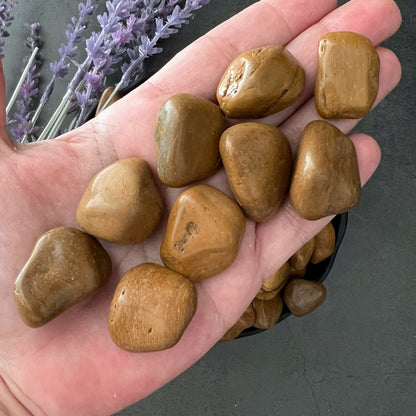 Yellow Jasper Tumbled Stones