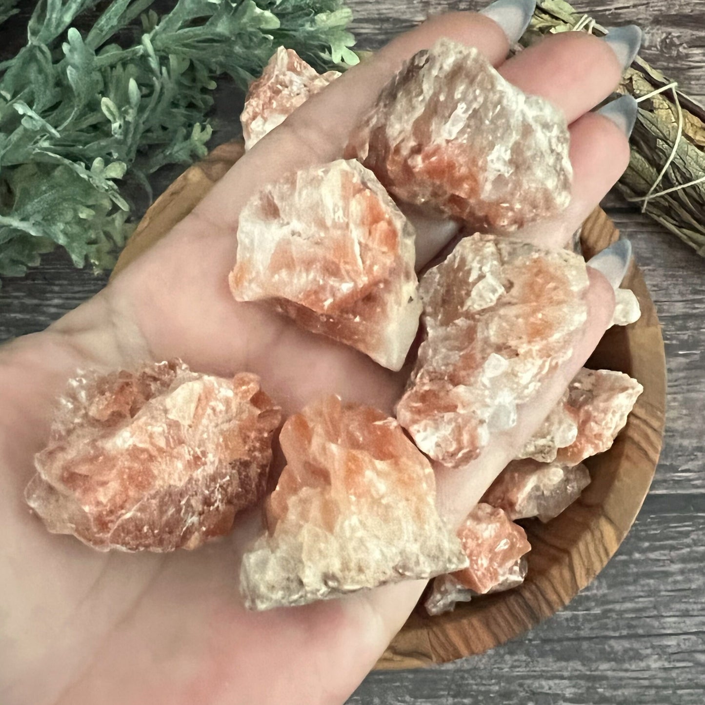 Raw Red Calcite Stones