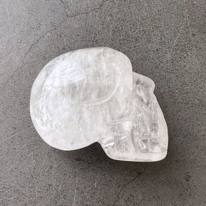 2" Clear Quartz Crystal Skull