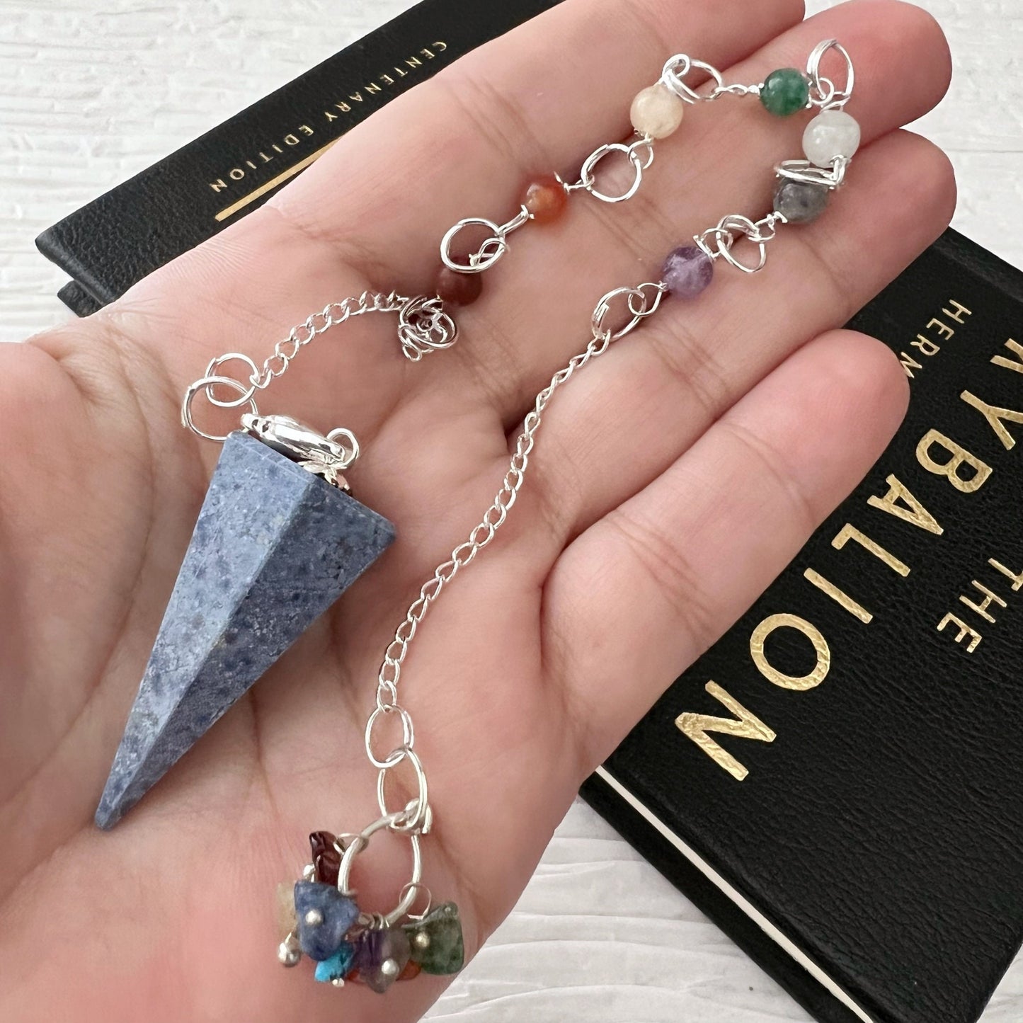 Dumortierite Hexagonal Pendulum