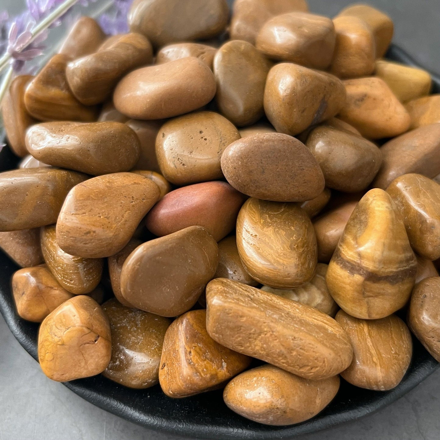 Yellow Jasper Tumbled Stones