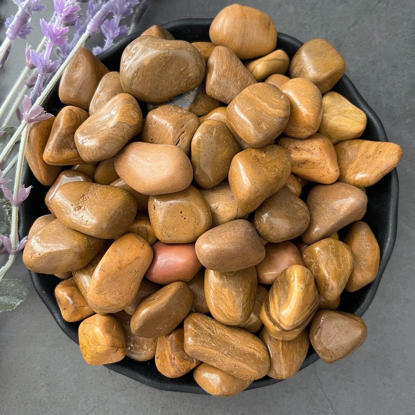 Yellow Jasper Tumbled Stones