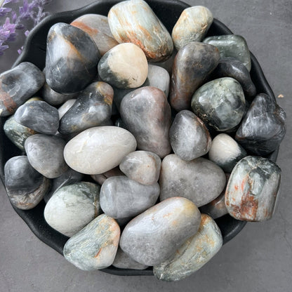 Cat's Eye Quartz Tumbled Stones