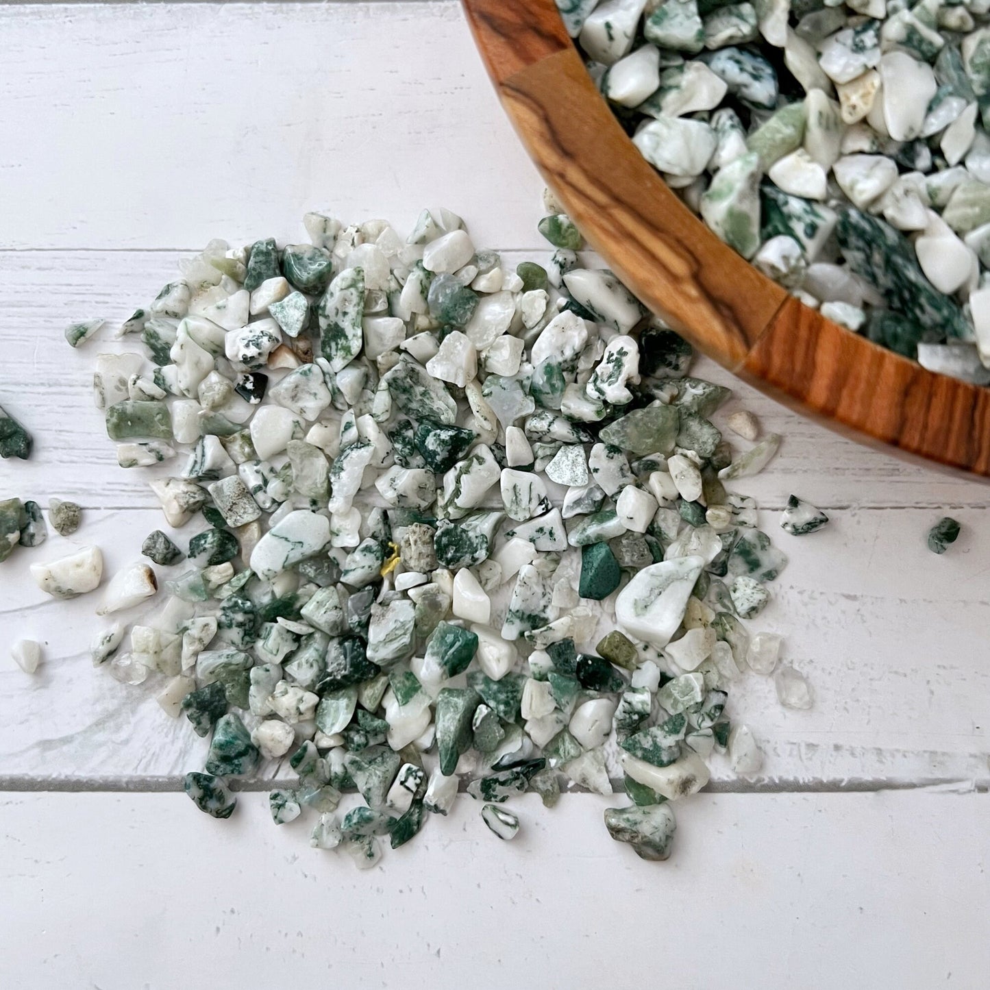 Tree Agate Crystal Chips