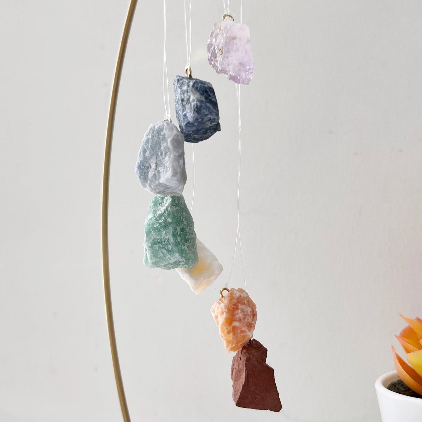 7 Chakra Crystal Table Chime