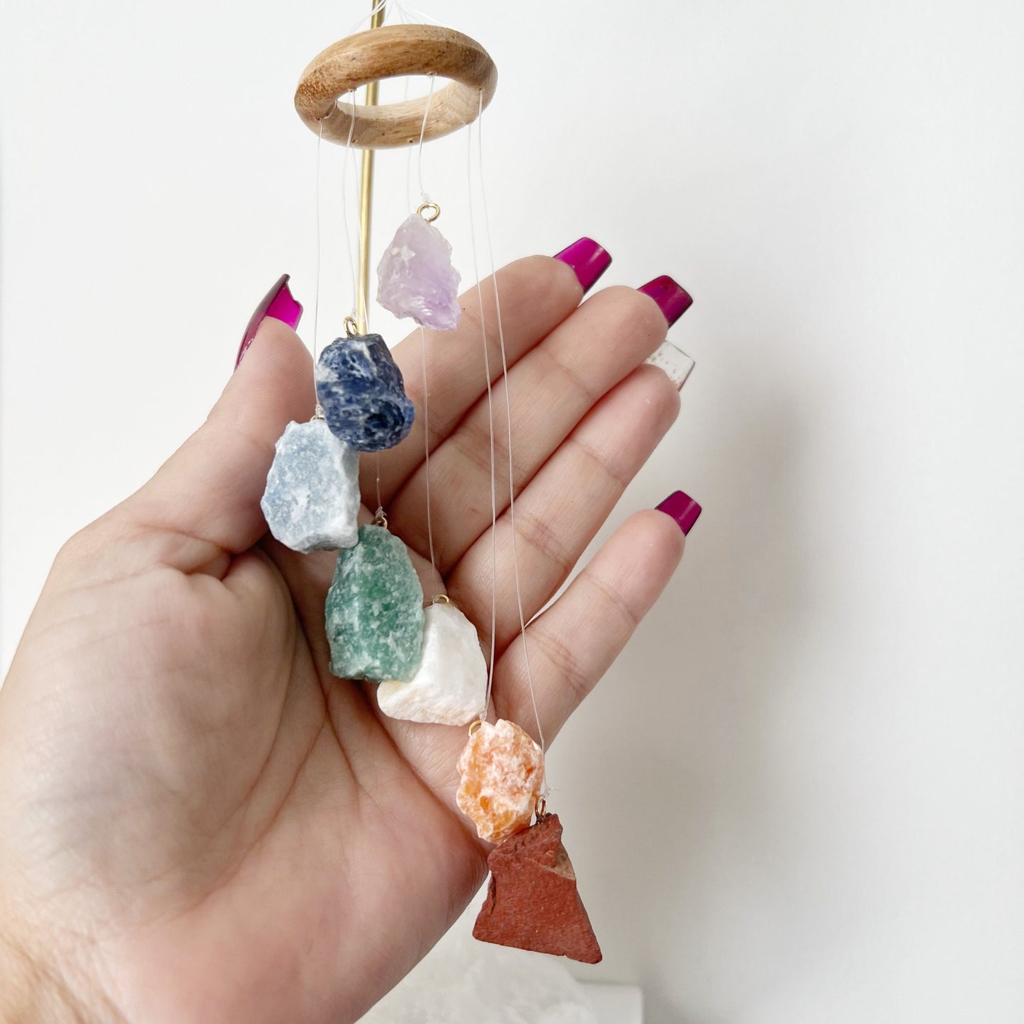 7 Chakra Crystal Table Chime