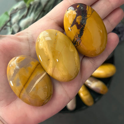 Mookaite Palm Stone