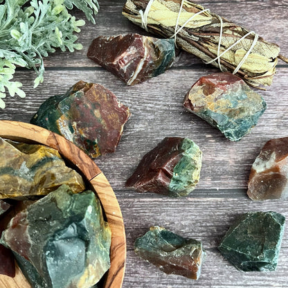 Raw Fancy Jasper Stones