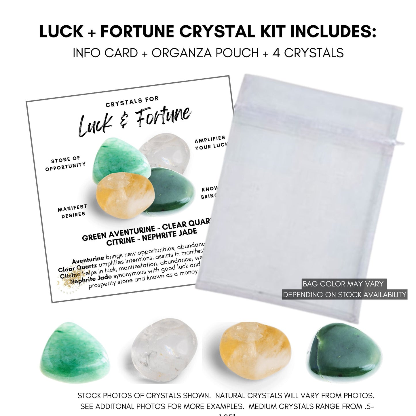 Luck and Fortune Crystal Kit