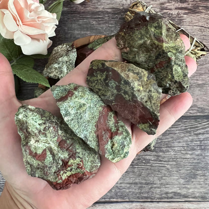 Raw Dragon Blood Jasper Stones