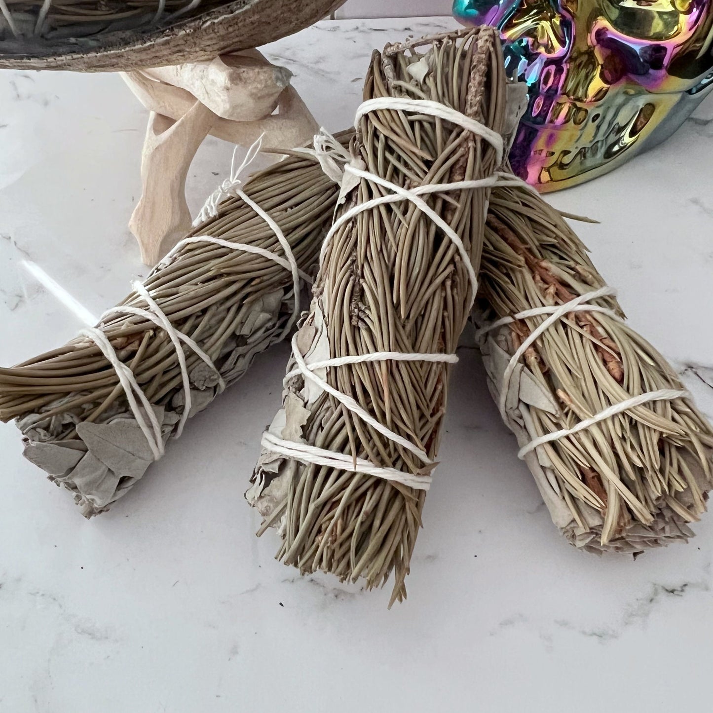 Organic White Sage & Pine Smudge Stick