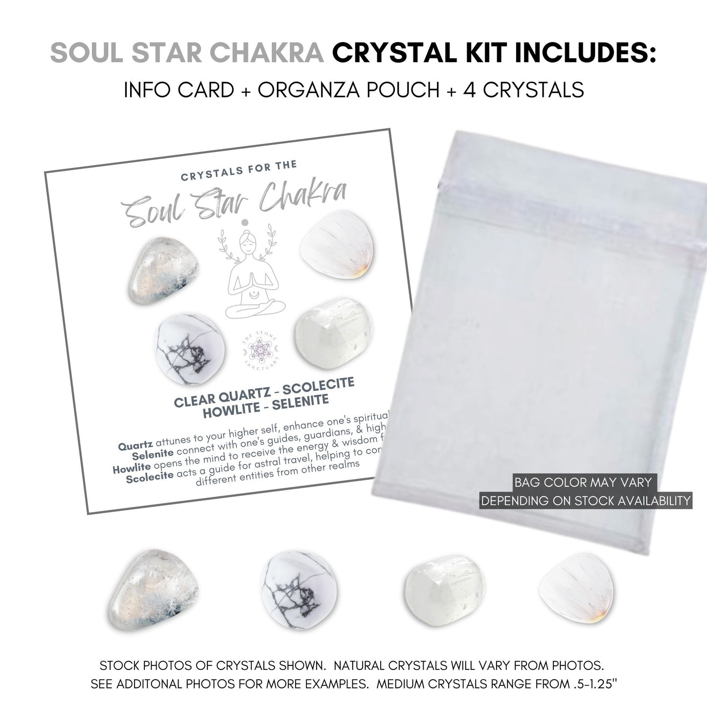 Soul Star Chakra Crystal Kit