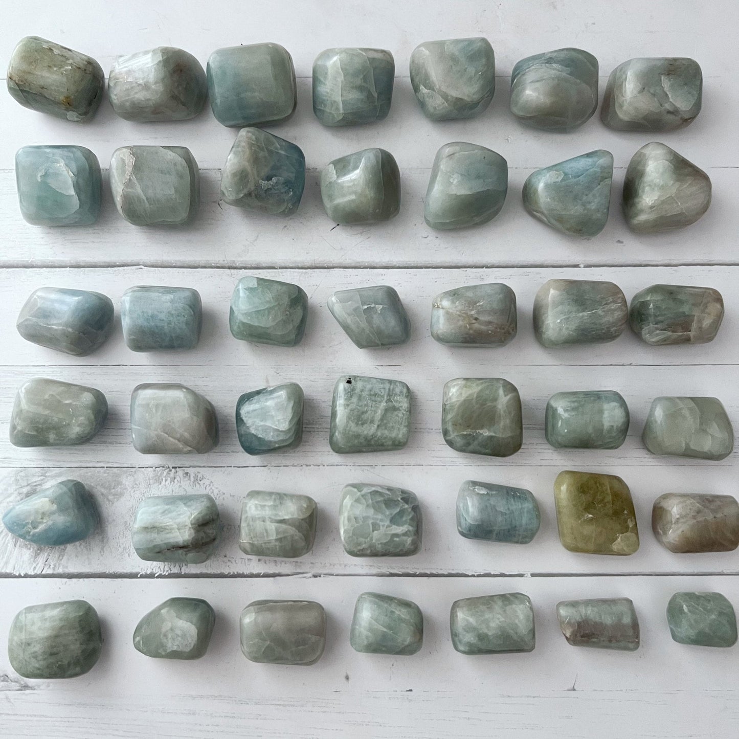 Aquamarine Tumbled Stones