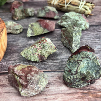 Raw Dragon Blood Jasper Stones