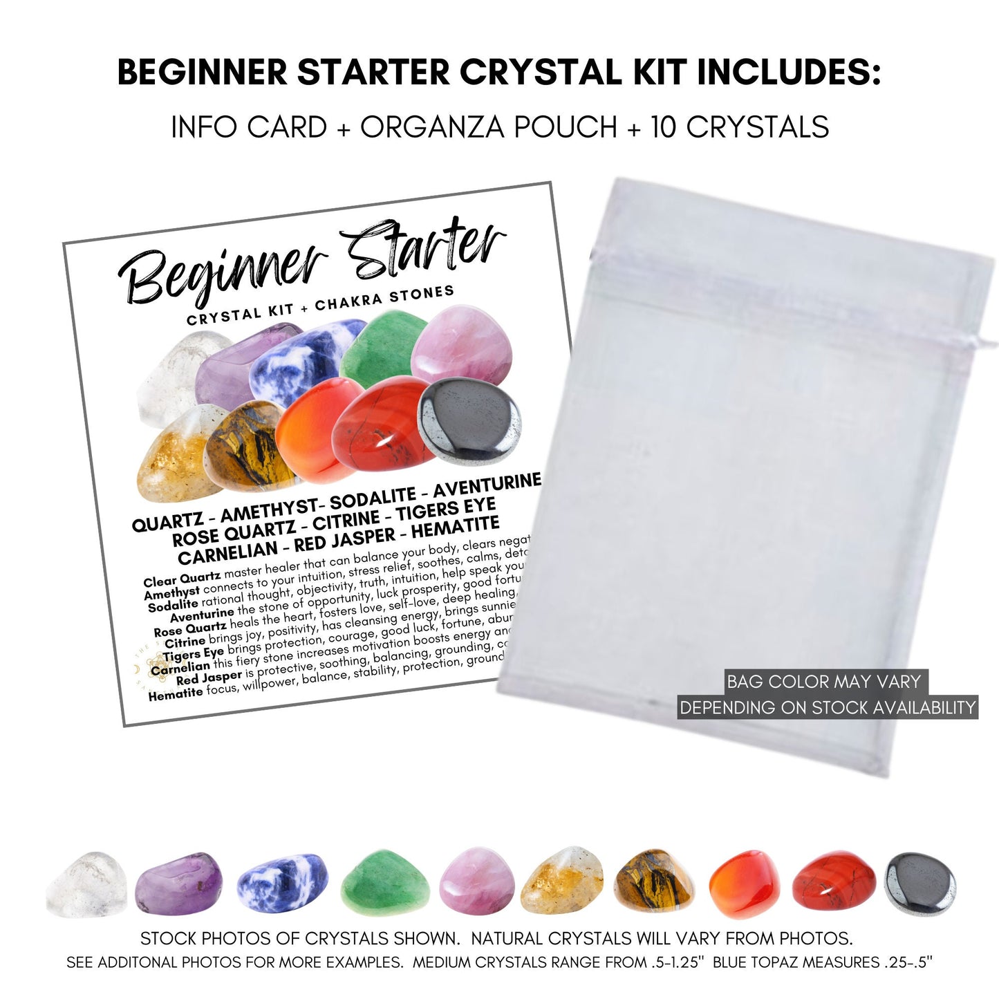 Beginner Tumbled Crystal Kit