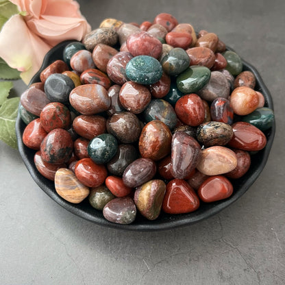 Fancy Jasper Tumbled Stones