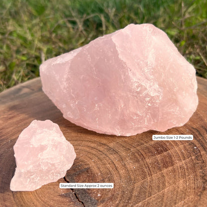 Large Raw Rose Quartz Stones